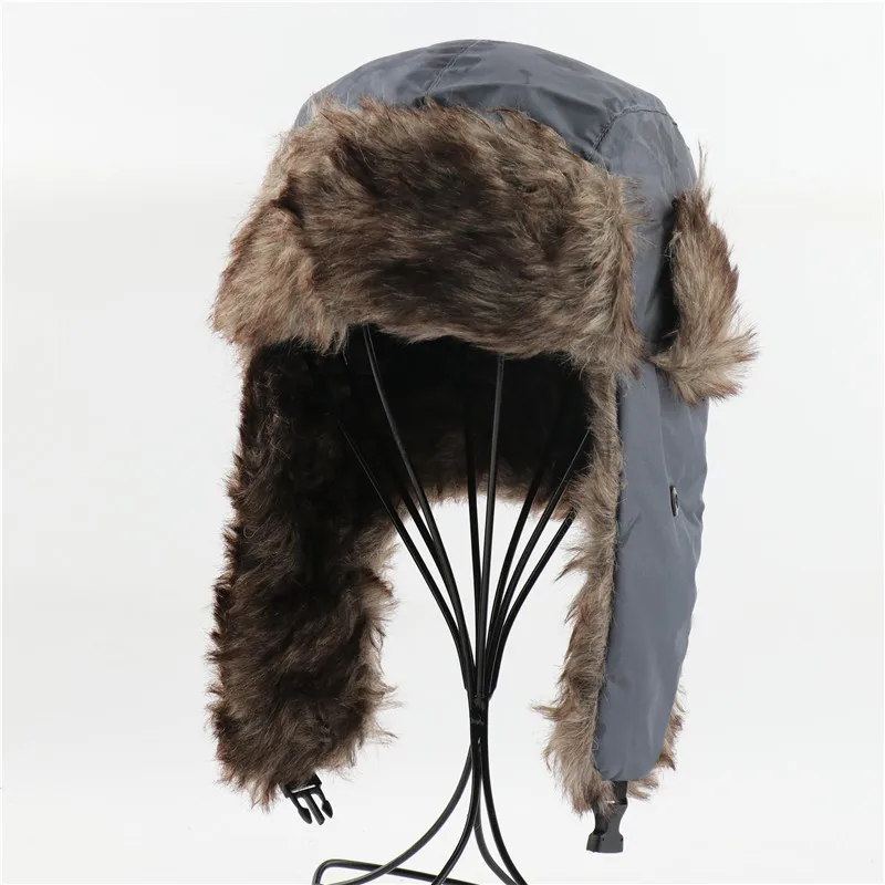 Men's And Women's Waterproof Lei Feng Hat Cold Ski Hat Warm Hat Windproof Mask Ear Protection Cap display picture 6