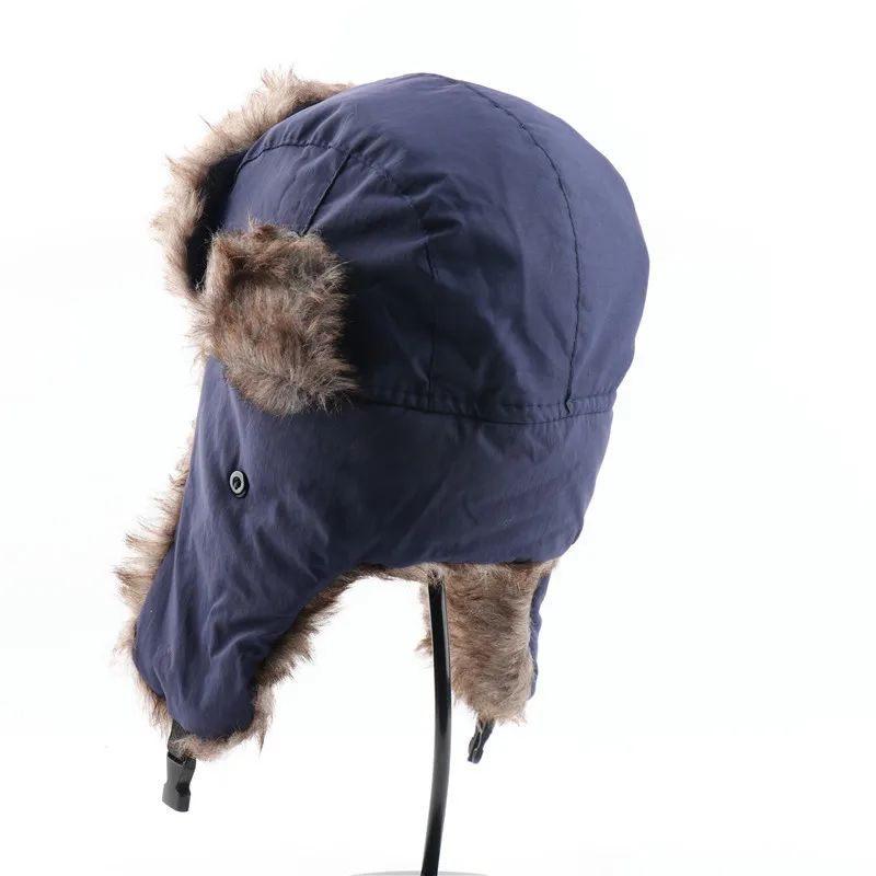 Men's And Women's Waterproof Lei Feng Hat Cold Ski Hat Warm Hat Windproof Mask Ear Protection Cap display picture 11
