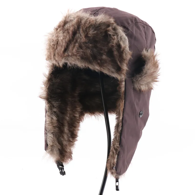 Men's And Women's Waterproof Lei Feng Hat Cold Ski Hat Warm Hat Windproof Mask Ear Protection Cap display picture 12