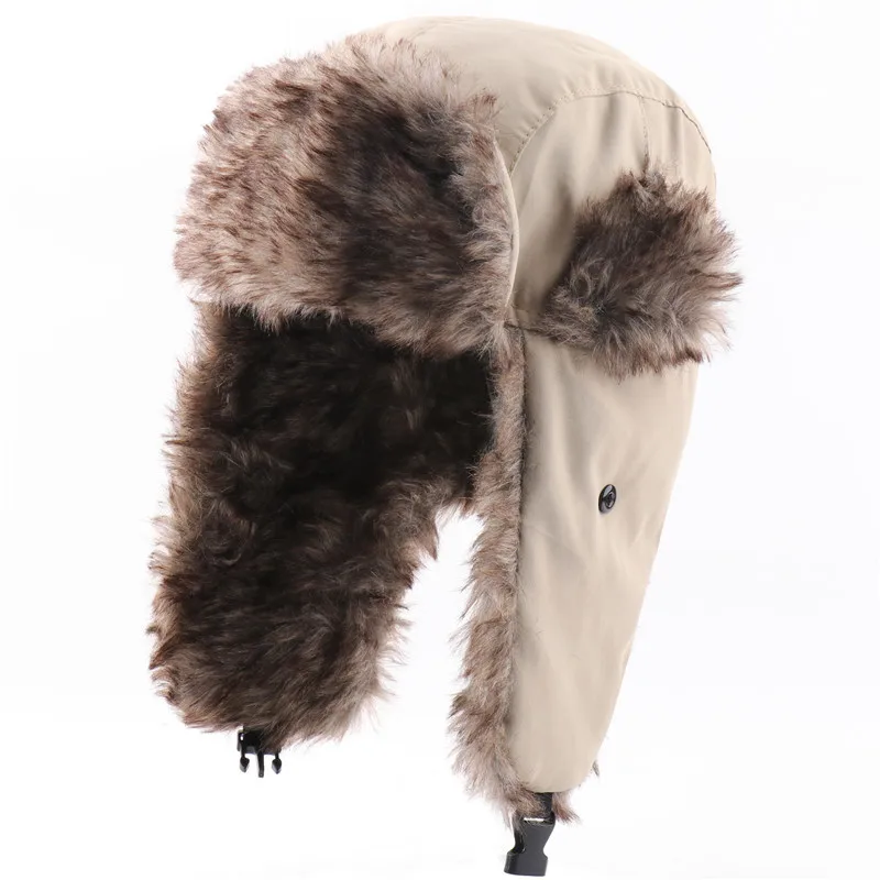 Men's And Women's Waterproof Lei Feng Hat Cold Ski Hat Warm Hat Windproof Mask Ear Protection Cap display picture 15