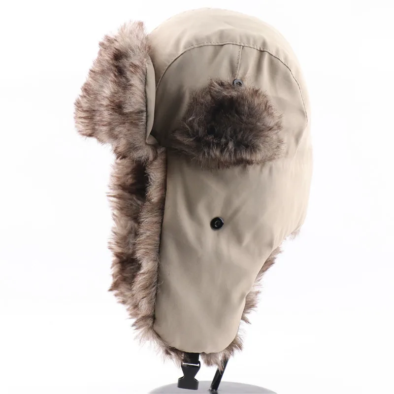 Men's And Women's Waterproof Lei Feng Hat Cold Ski Hat Warm Hat Windproof Mask Ear Protection Cap display picture 16