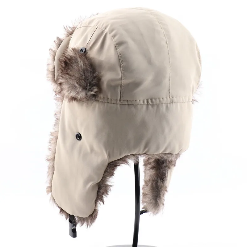 Men's And Women's Waterproof Lei Feng Hat Cold Ski Hat Warm Hat Windproof Mask Ear Protection Cap display picture 17