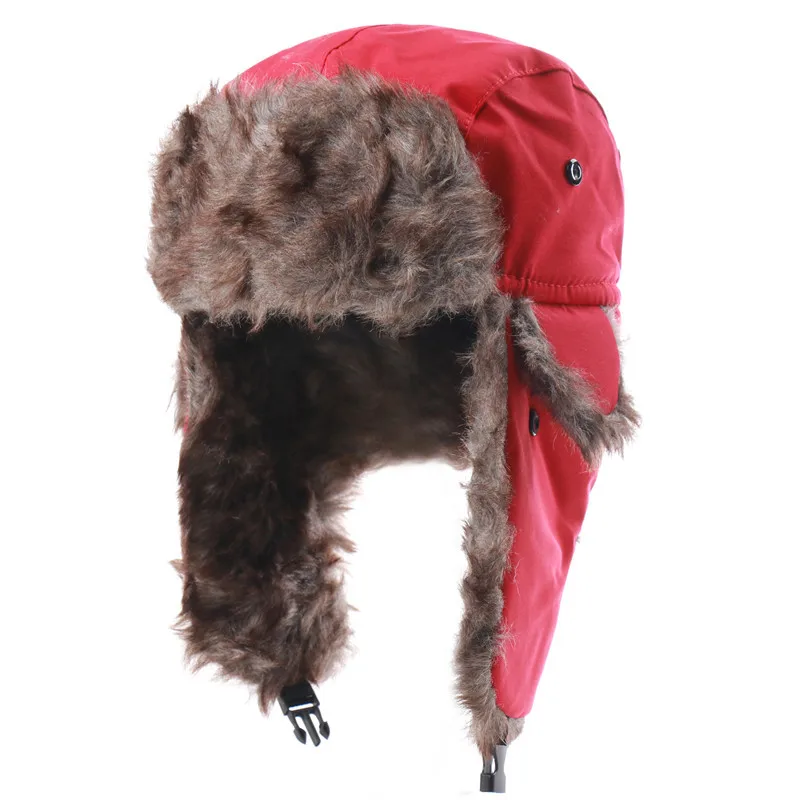 Men's And Women's Waterproof Lei Feng Hat Cold Ski Hat Warm Hat Windproof Mask Ear Protection Cap display picture 18