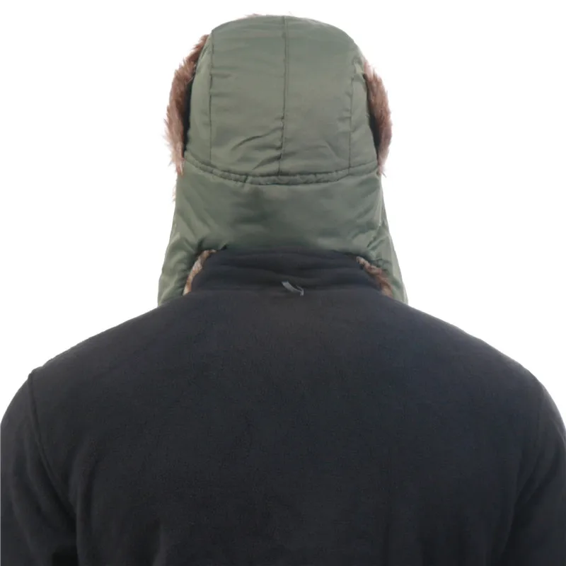Men's And Women's Waterproof Lei Feng Hat Cold Ski Hat Warm Hat Windproof Mask Ear Protection Cap display picture 29