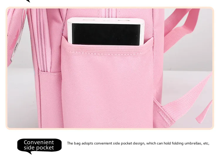 Pupils' Bag With Coin Purse Children's Printed Schoolbag Cute Cartoon Children's Ridge Protection Schoolbag display picture 15