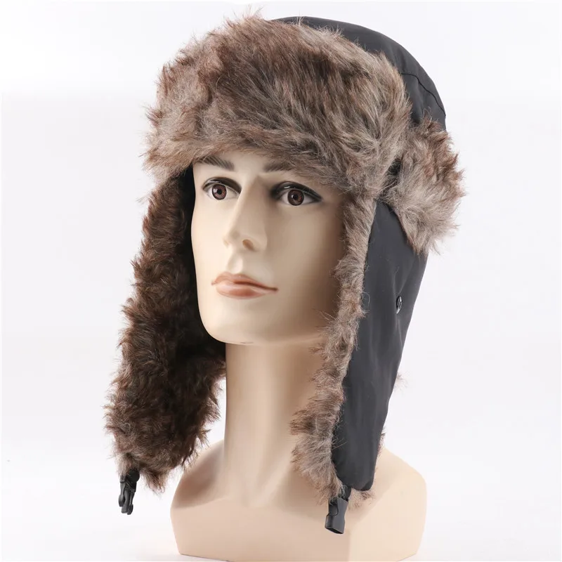 Men's And Women's Waterproof Lei Feng Hat Cold Ski Hat Warm Hat Windproof Mask Ear Protection Cap display picture 30