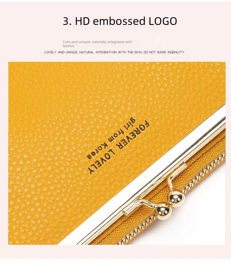 Candy Color Fashion Large Capacity Mobile Phone Bag Women's Wallet Bag Square PU Leather Change Hand Bag display picture 4