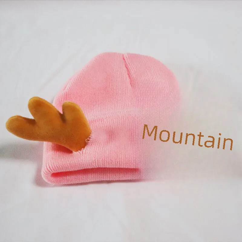 Little Devil Knitted Hat Men's Trendy  Ear Protection Wool Hat Women's Autumn And Winter Warm Big Head Circumference Couple Hat display picture 9