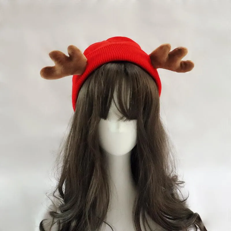 Little Devil Knitted Hat Men's Trendy  Ear Protection Wool Hat Women's Autumn And Winter Warm Big Head Circumference Couple Hat display picture 23