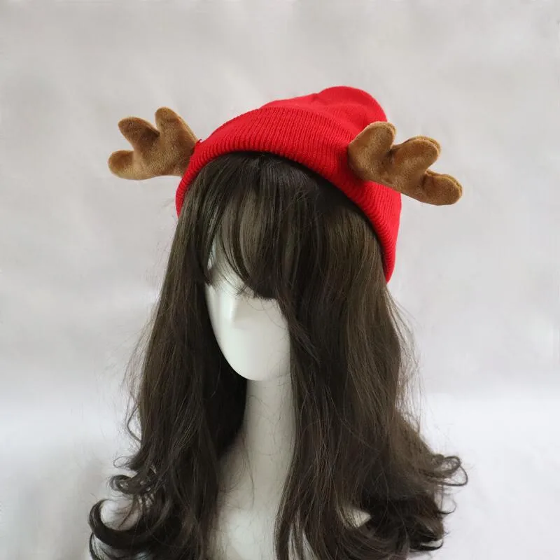 Little Devil Knitted Hat Men's Trendy  Ear Protection Wool Hat Women's Autumn And Winter Warm Big Head Circumference Couple Hat display picture 25