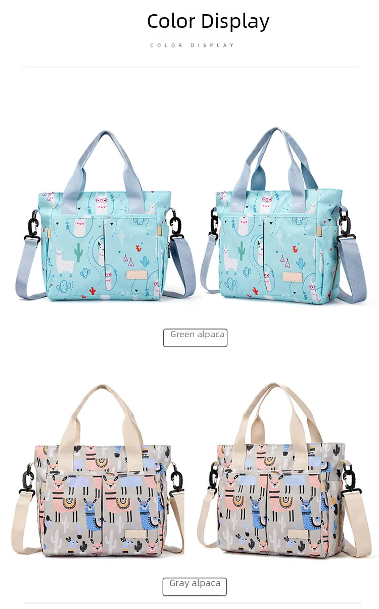 Mummy Bag New Casual Fashion Printed Multifunctional Portable Crossbody Bag Casual Lightweight Thermal Insulation Mother And Baby Bag display picture 20