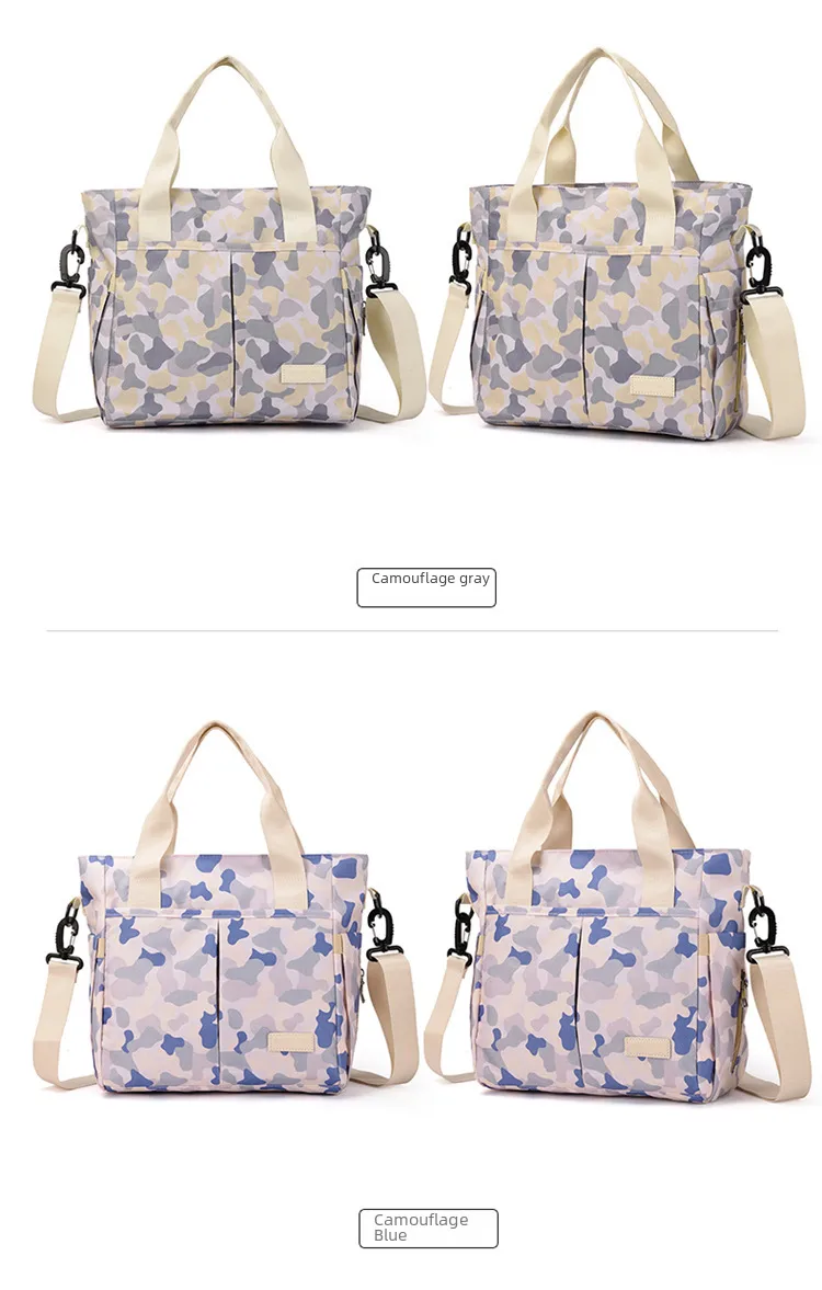 Mummy Bag New Casual Fashion Printed Multifunctional Portable Crossbody Bag Casual Lightweight Thermal Insulation Mother And Baby Bag display picture 23