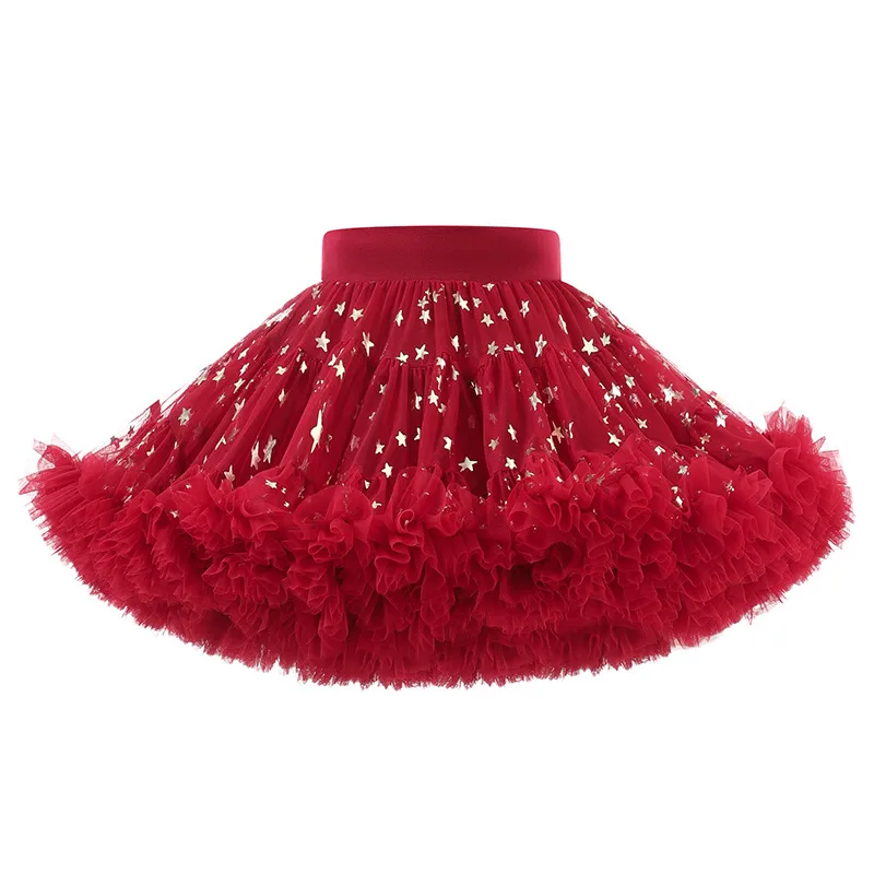 Star Sudden Skirt Pettiskirt Second Generation Tutu Skirt Baby Girl Princess Skirt Children Girl Skirt One-piece Delivery display picture 7