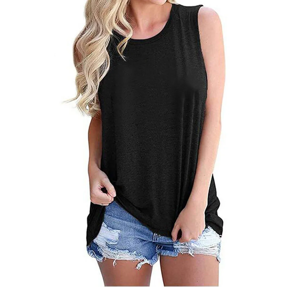 Women's Pullovers Vest Tank Tops Casual Letter Moon display picture 1