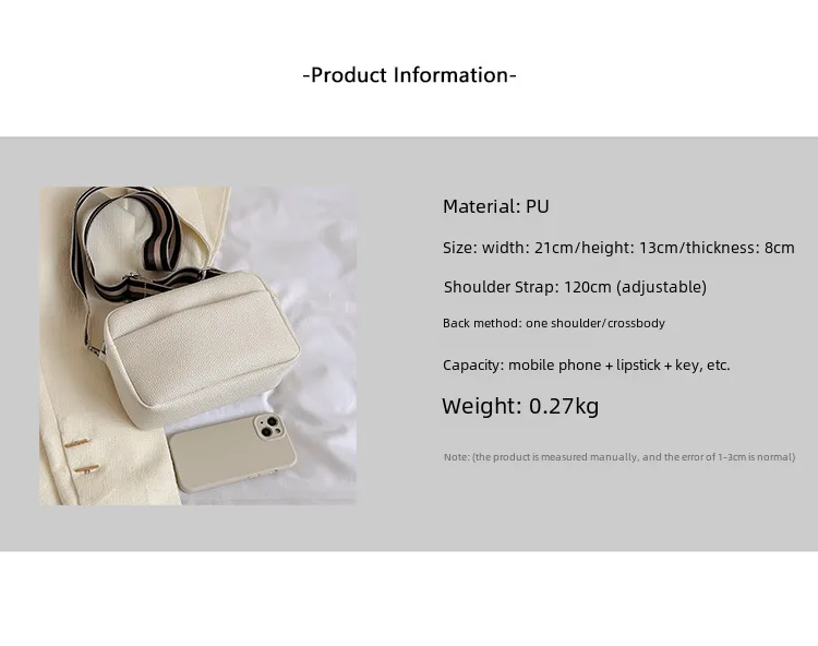 Trendy Women's Bag  Summer New Fashionable Simple Crossbody Bag Casual Stylish Shoulder Bag Small Square Bag Women's Bag display picture 1