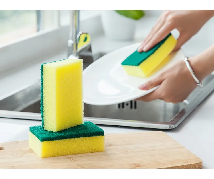 Washing Dishes Sponge Nano Sponge Magic Wipe Housework Cleaning Dishwashing Cloth Dishwashing Cloth Kitchen Washing Bowl Sponge Scouring Pad display picture 8