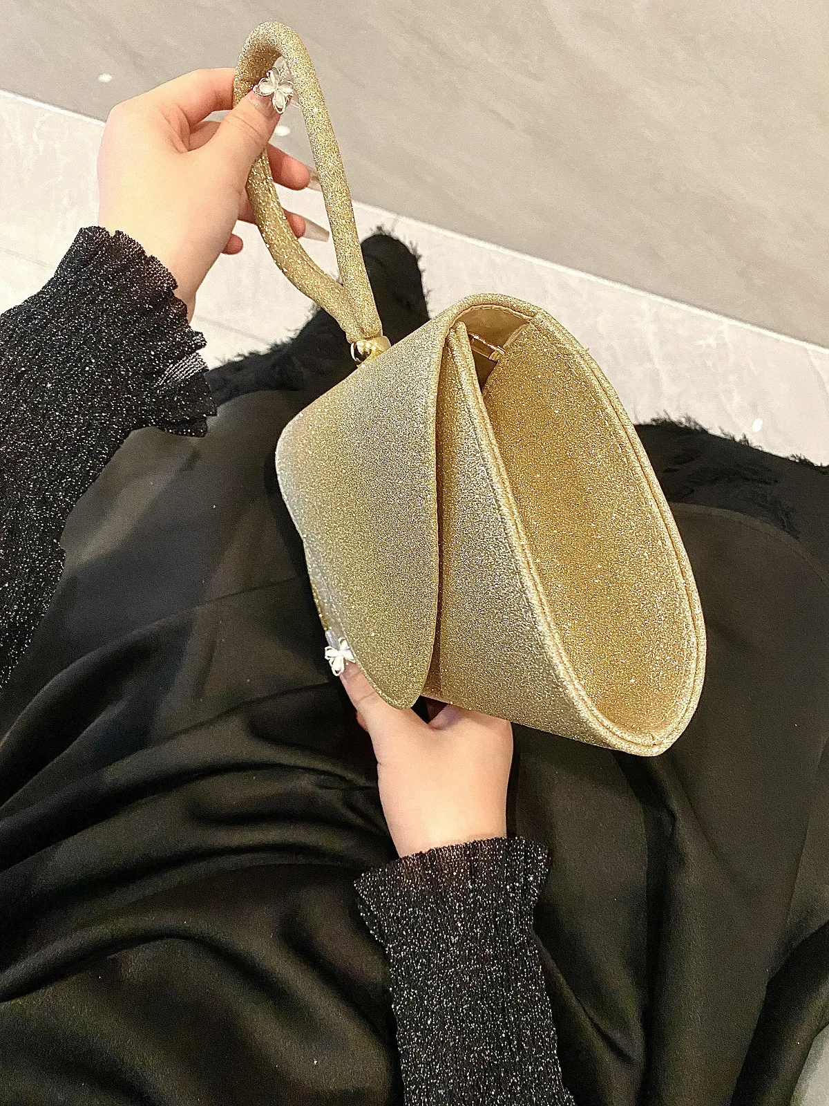 New   Fashion Light Luxury Handbag Bag Birthday Wedding Banquet Dress Evening Bag Fashion Evening Bag display picture 3