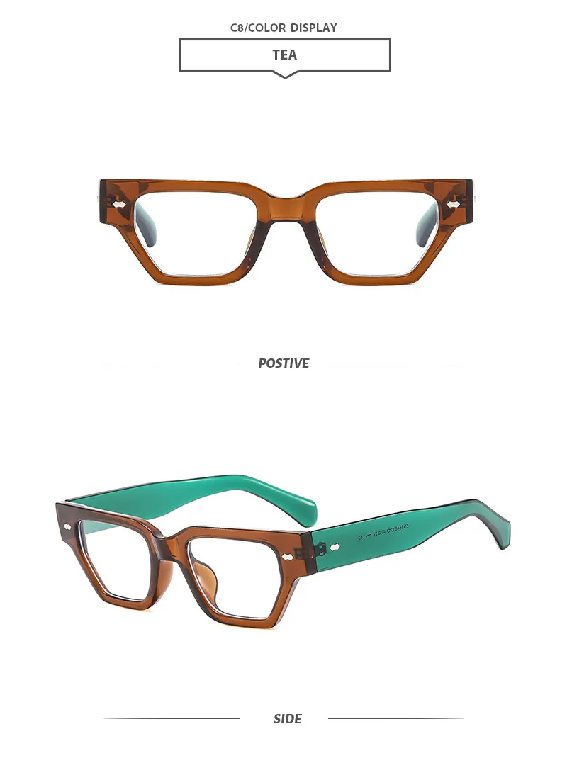 Basic Simple Style Geometric Ac Square Full Frame Women's Sunglasses display picture 11