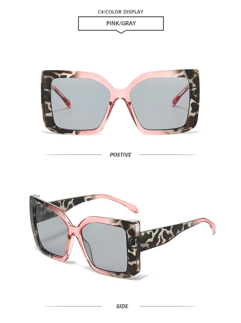 Basic Simple Style Geometric Pc Square Full Frame Women's Sunglasses display picture 7