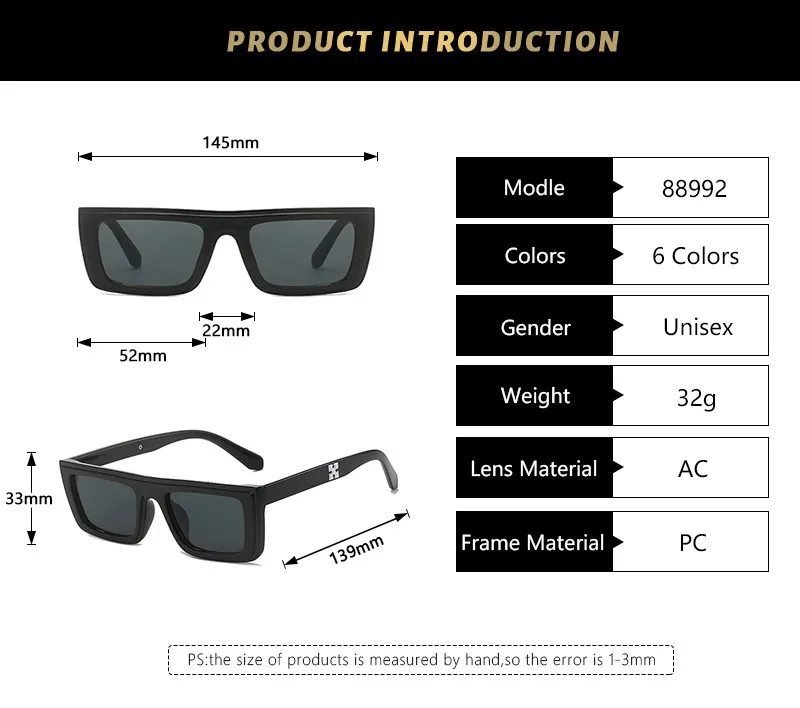 Basic Simple Style Geometric Ac Square Full Frame Women's Sunglasses display picture 3