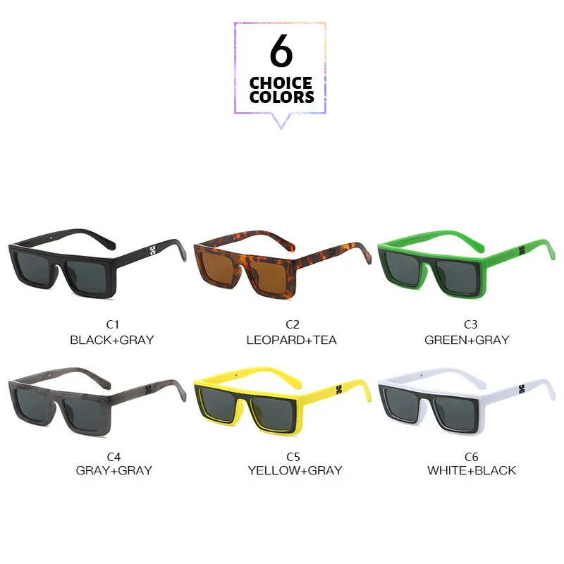 Basic Simple Style Geometric Ac Square Full Frame Women's Sunglasses display picture 4