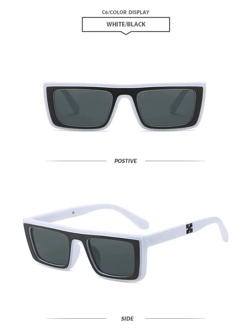 Basic Simple Style Geometric Ac Square Full Frame Women's Sunglasses display picture 10