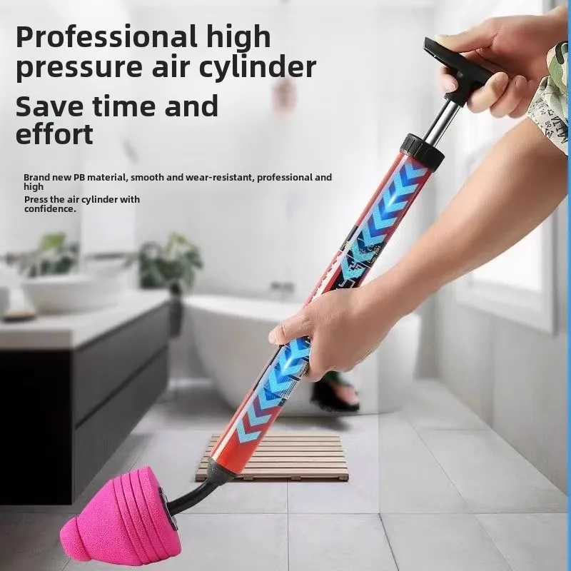 One Shot Through Toilet Household Pipe Dredging Artifact Sewer Pneumatic Toilet Kitchen Toilet Pipe Blockage display picture 1