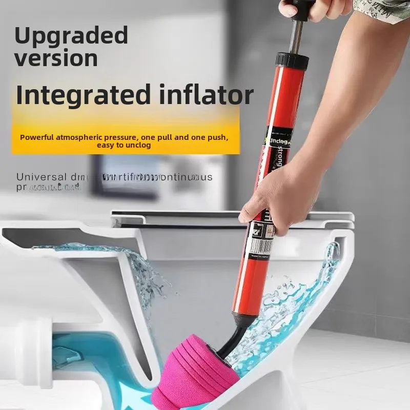 One Shot Through Toilet Household Pipe Dredging Artifact Sewer Pneumatic Toilet Kitchen Toilet Pipe Blockage display picture 4