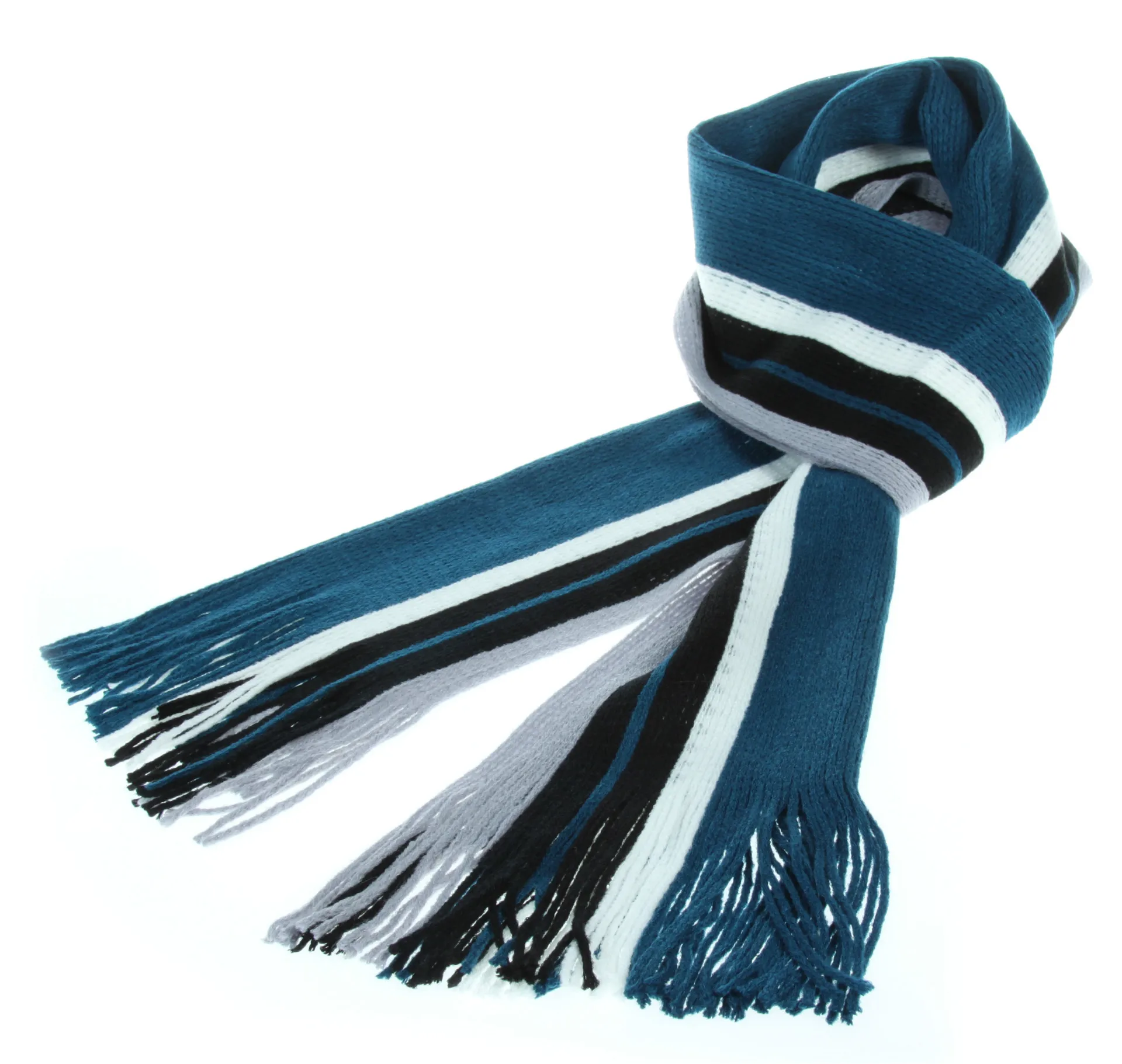 Autumn And Winter Scarf Warm Striped Scarf Men's Double-sided Scarf Tassel Wool Men's Fashion Youth Artistic display picture 2