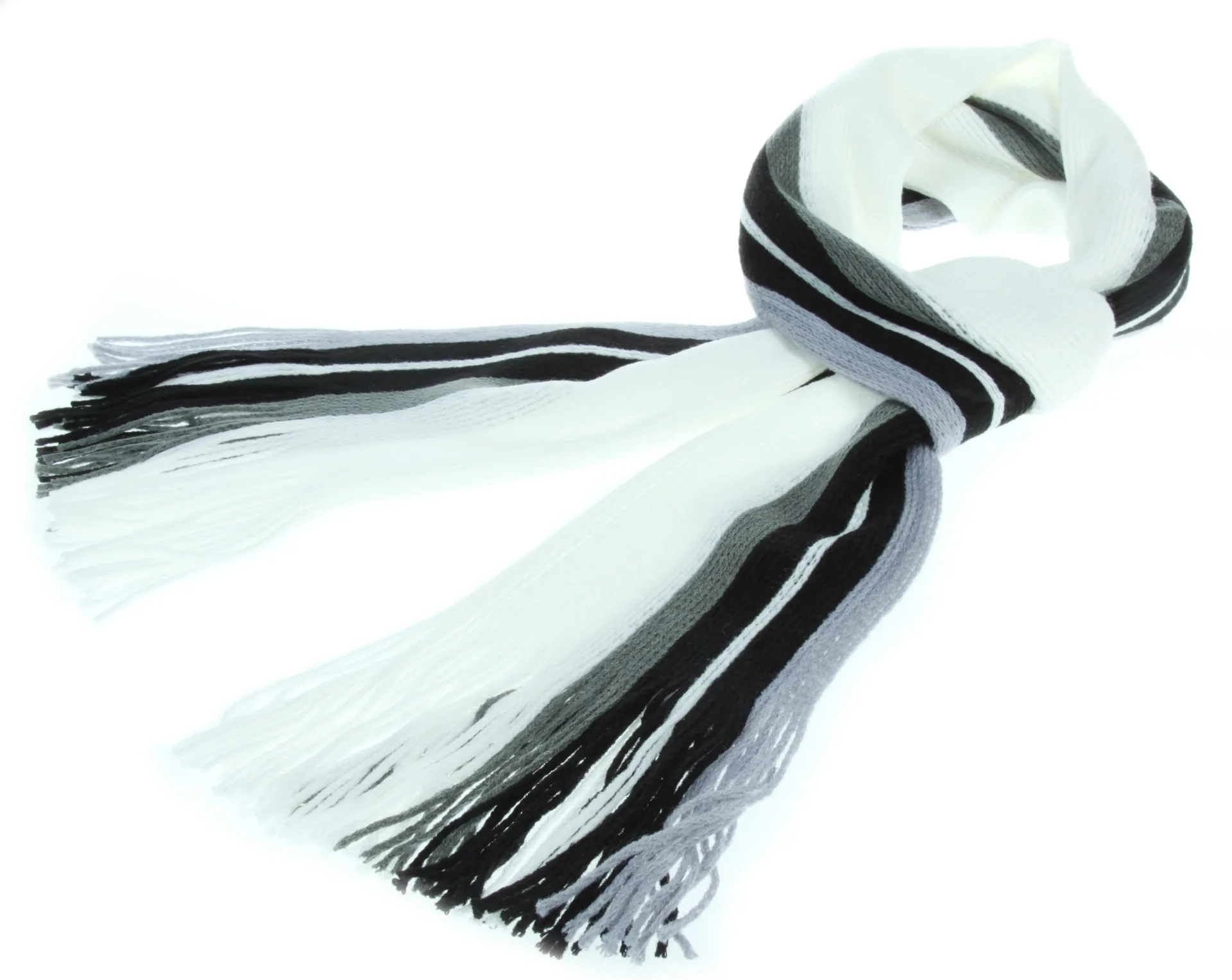 Autumn And Winter Scarf Warm Striped Scarf Men's Double-sided Scarf Tassel Wool Men's Fashion Youth Artistic display picture 6