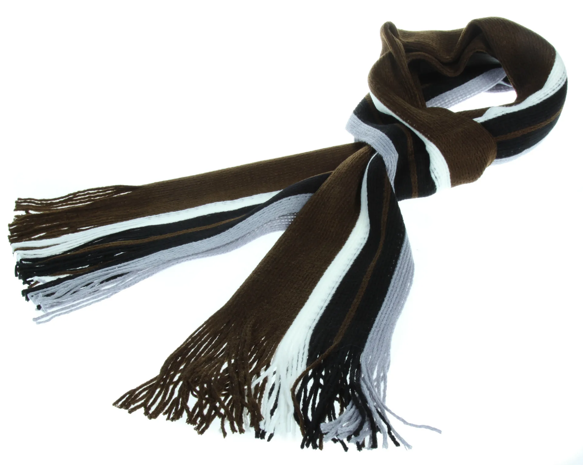 Autumn And Winter Scarf Warm Striped Scarf Men's Double-sided Scarf Tassel Wool Men's Fashion Youth Artistic display picture 8