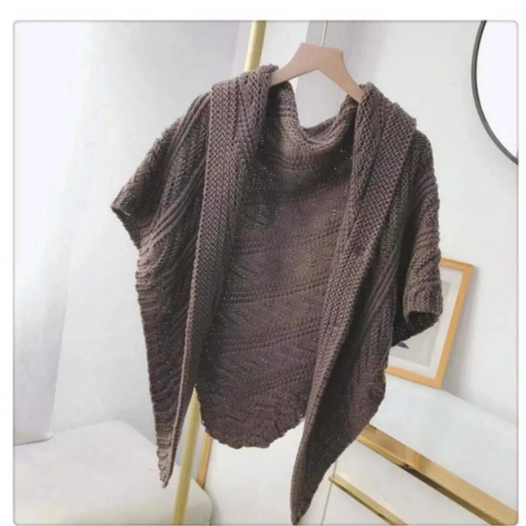 Korean Style Popular Cloak Spring And Autumn New Warm Leather Buckle Shawl Internet Celebrant New Twill Cloak Anchor Recommended display picture 5