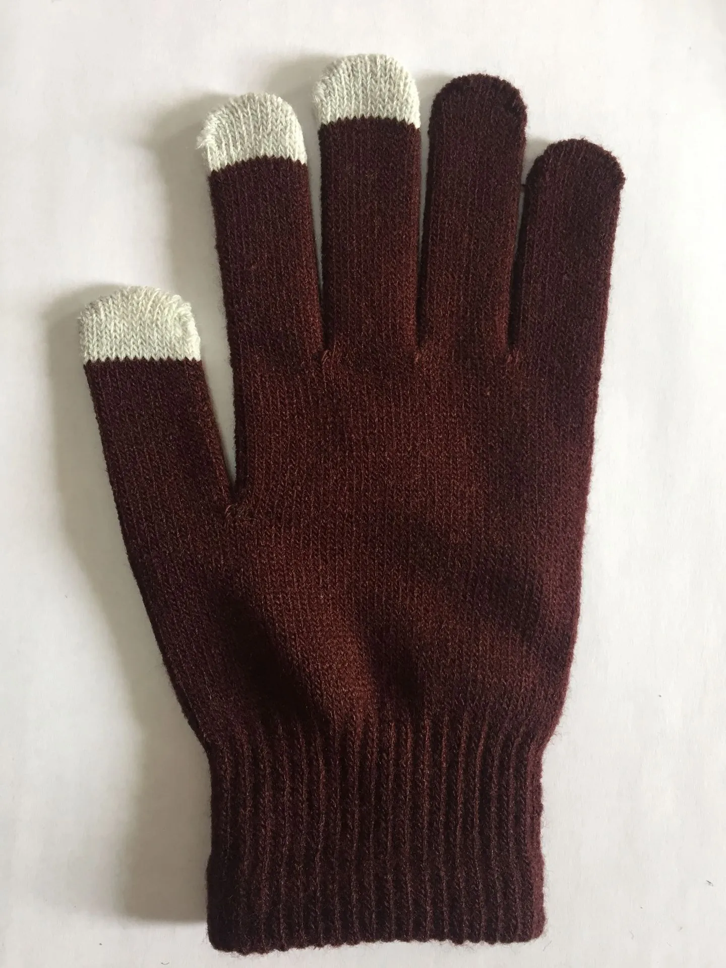 Autumn And Winter Plush Thick Touch Screen And Thin Acrylic Warm Cold-proof Knitted Wool Touch Screen Gloves Wholesale display picture 3