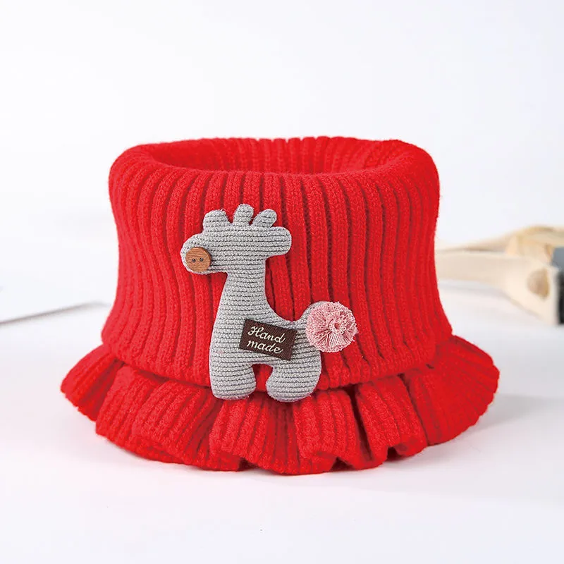Wool Knitted Baby Scarf Winter Children's Casual Collar Boys And Girls Scarf Warm Baby Scarf Children's display picture 3