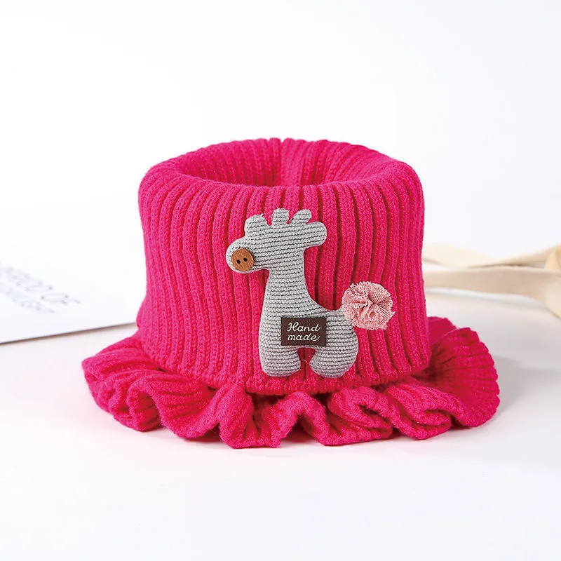 Wool Knitted Baby Scarf Winter Children's Casual Collar Boys And Girls Scarf Warm Baby Scarf Children's display picture 5