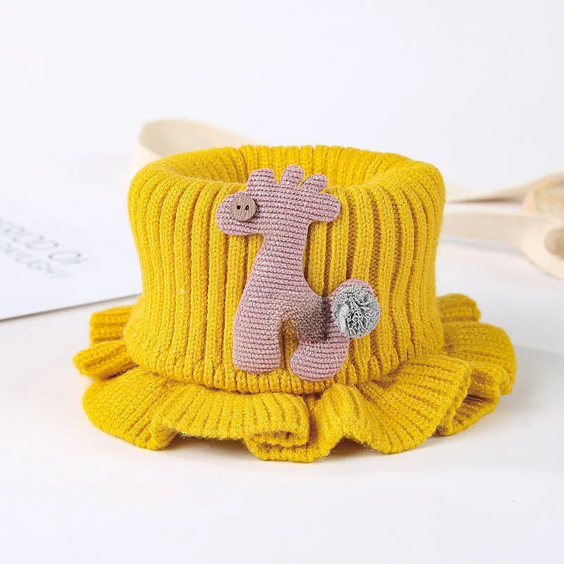 Wool Knitted Baby Scarf Winter Children's Casual Collar Boys And Girls Scarf Warm Baby Scarf Children's display picture 7