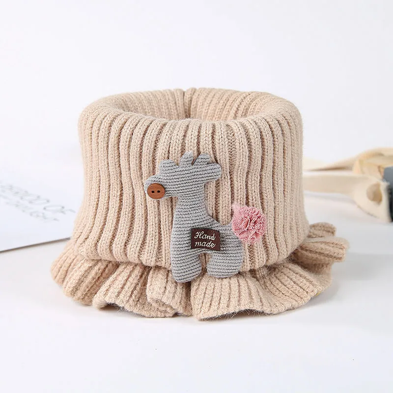 Wool Knitted Baby Scarf Winter Children's Casual Collar Boys And Girls Scarf Warm Baby Scarf Children's display picture 8