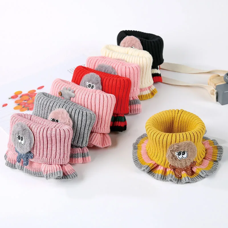 Wool Knitted Baby Scarf Winter Children's Casual Collar Boys And Girls Scarf Warm Baby Scarf Children's display picture 10