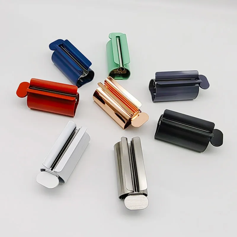 304 Stainless Steel Toothpaste Squeezer Manual Spinning Toothpaste Facial Cleanser Skin Care Products Hair Cream Squeezer Wholesale display picture 1