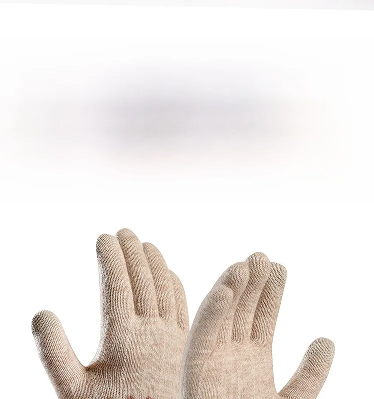 Direct  Knitted Gloves Women's Warm Winter Double Fleece Padded Wool Jacquard Student Touch Screen Gloves display picture 11