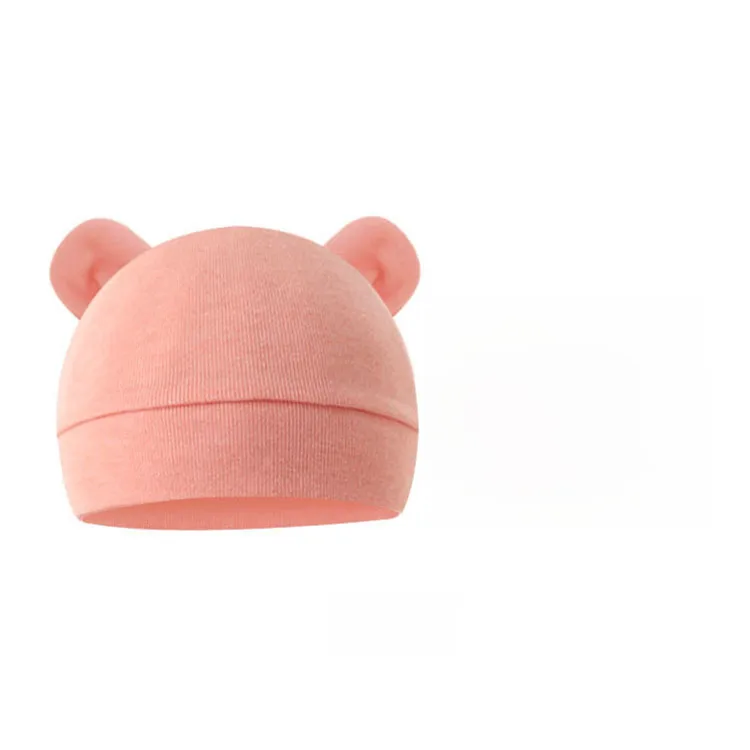 Baby Pullover Cap  Ears Baby Hat Newborn Tire Cap Anti-scratch Gloves 2-piece Set display picture 21