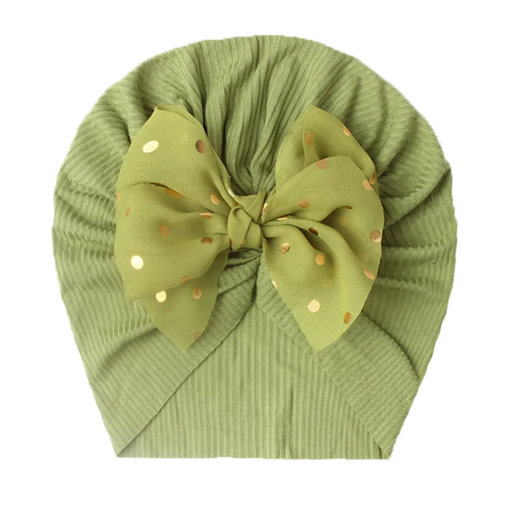 Seasonal New Thread Baby Headwear Children's Bow Turtleneck Hat Baby Indian Hat display picture 18
