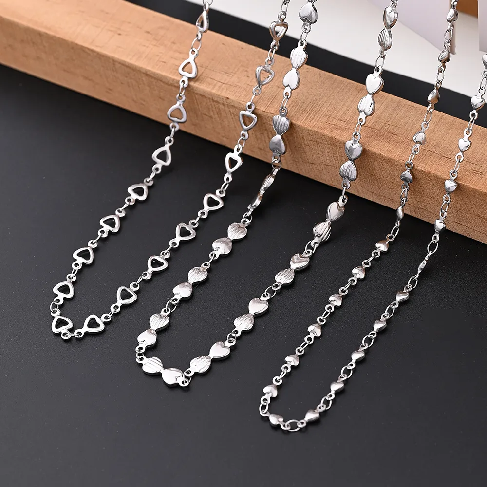 1m/Package 304 Stainless Steel Polished 10x4.5mm 10x5mm 13x3.5mm Jewelry Accessories display picture 2