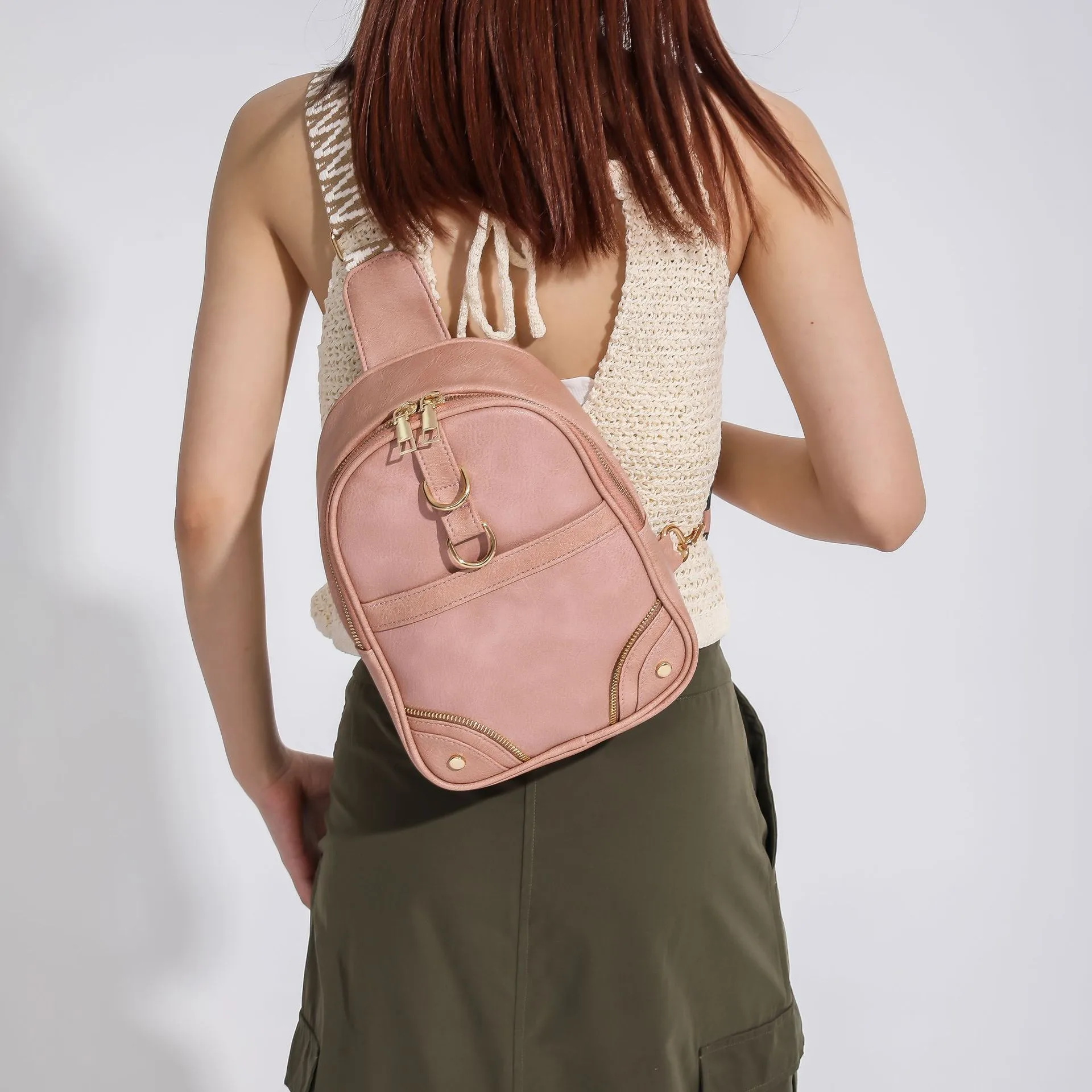Niche High Sense Bag For Women  New Korean Style Fashion  Shoulder Messenger Bag Internet Celebrity Fashion Handbag display picture 6