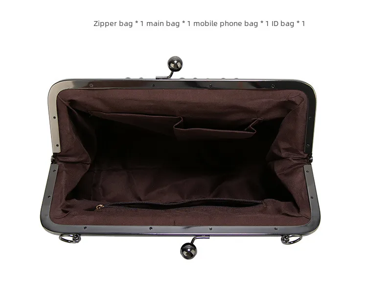 Women's Bag Handbag Shoulder Bag Crossbody Bag Women's Bag Clip Bag British Retro Postman Bag display picture 7