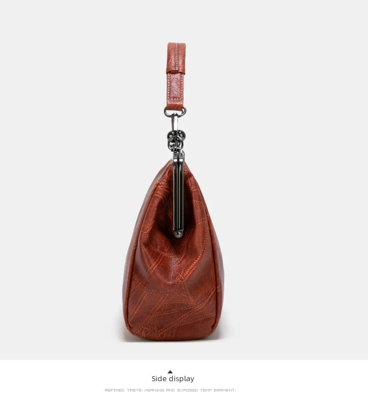 Women's Bag Handbag Shoulder Bag Crossbody Bag Women's Bag Clip Bag British Retro Postman Bag display picture 11
