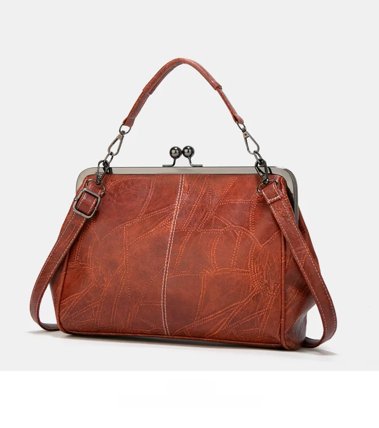 Women's Bag Handbag Shoulder Bag Crossbody Bag Women's Bag Clip Bag British Retro Postman Bag display picture 12