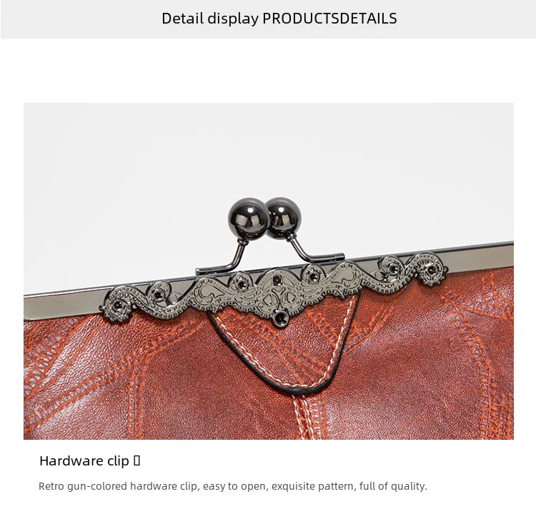 Women's Bag Handbag Shoulder Bag Crossbody Bag Women's Bag Clip Bag British Retro Postman Bag display picture 14