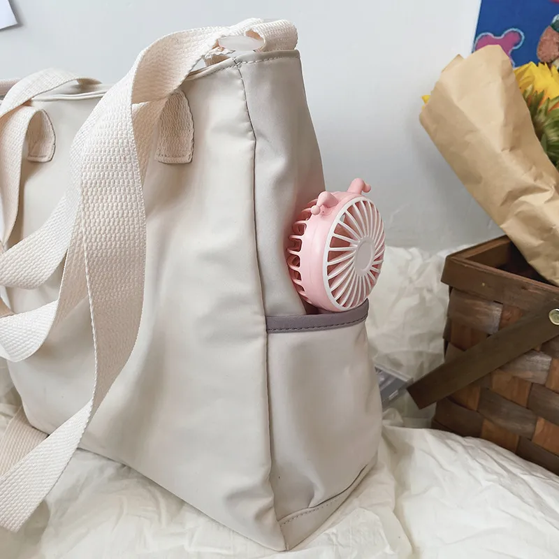 Korean-style Ulzzang Academy Style Vintage Mori Artistic  Girl Student Colored Large Capacity Shoulder Bag display picture 10