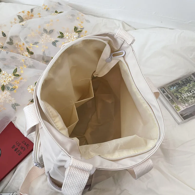 Korean-style Ulzzang Academy Style Vintage Mori Artistic  Girl Student Colored Large Capacity Shoulder Bag display picture 14